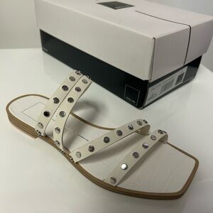 Brand New Dolce Vita Izabel Studded Sandals Off White Size 7